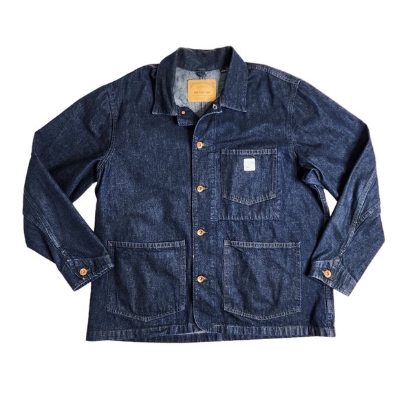 GAP Jackets & Coats Gap Work Force Mens Blue Denim Jacket Chore